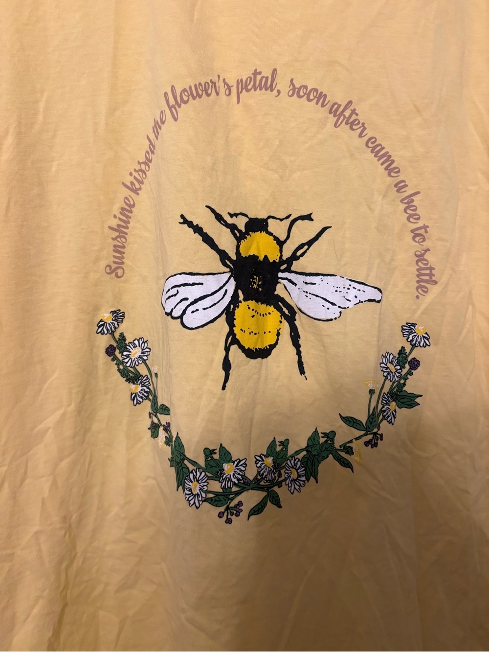 NFINITY Yellow Bee Graphic Short Sleeve Tee - Picture 2 of 4